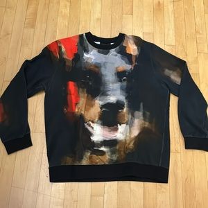 Givenchy Abstract Rottweiler Sweatshirt size XL